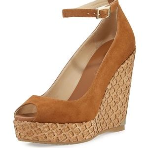 Jimmy Choo Peep-Toe Wedges